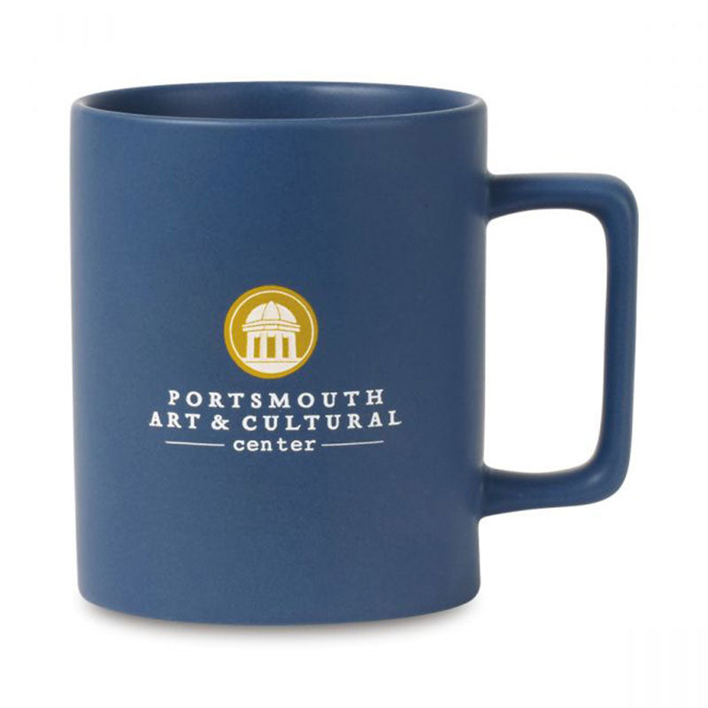 48-Hour Gemline Matte Navy Soleil Ceramic Mug - 12 oz.
