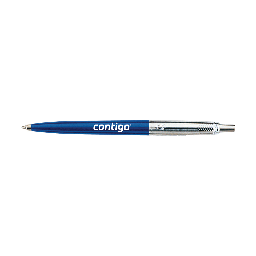 Parker Blue Silver Trim Jotter Original Ballpoint Pen