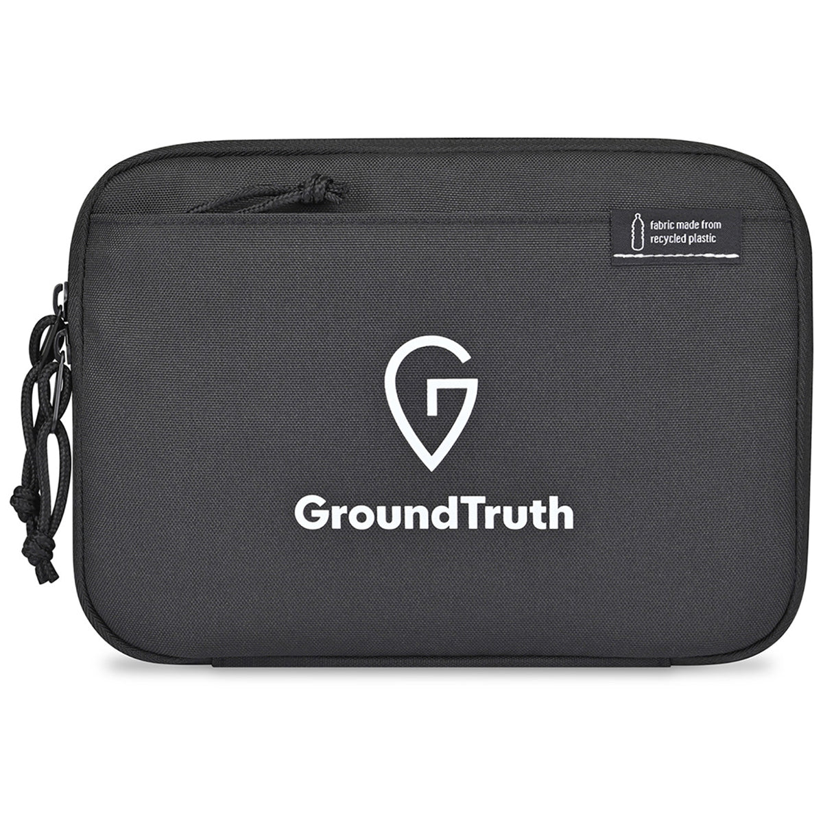 48-Hour Gemline Black Renew rPET Slim Tech Organizer