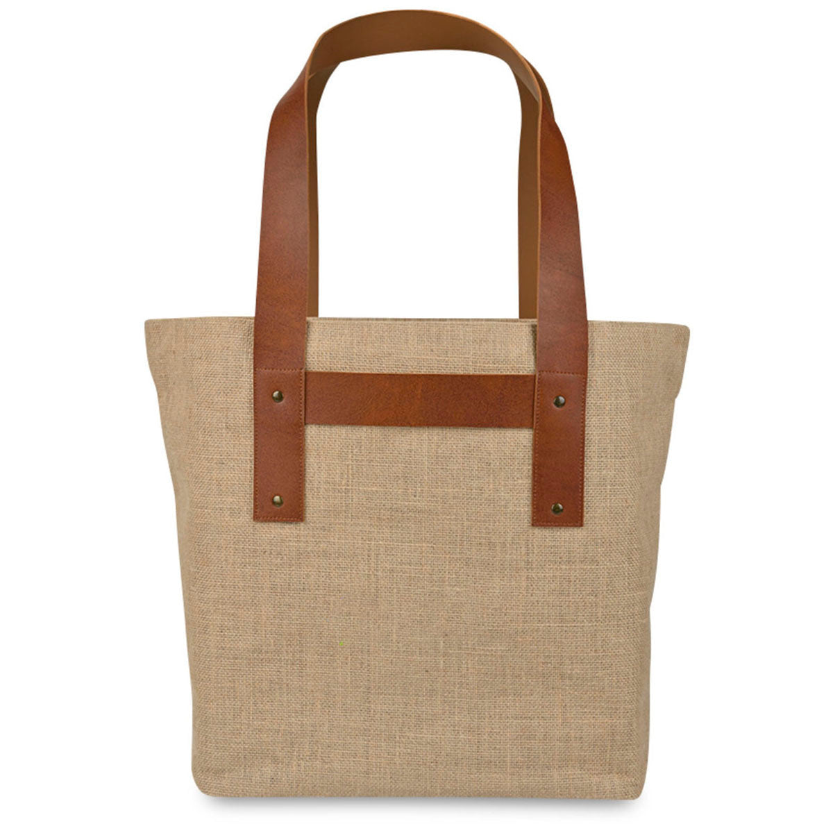 Out of The Woods Natural Jute T-Strap Tote