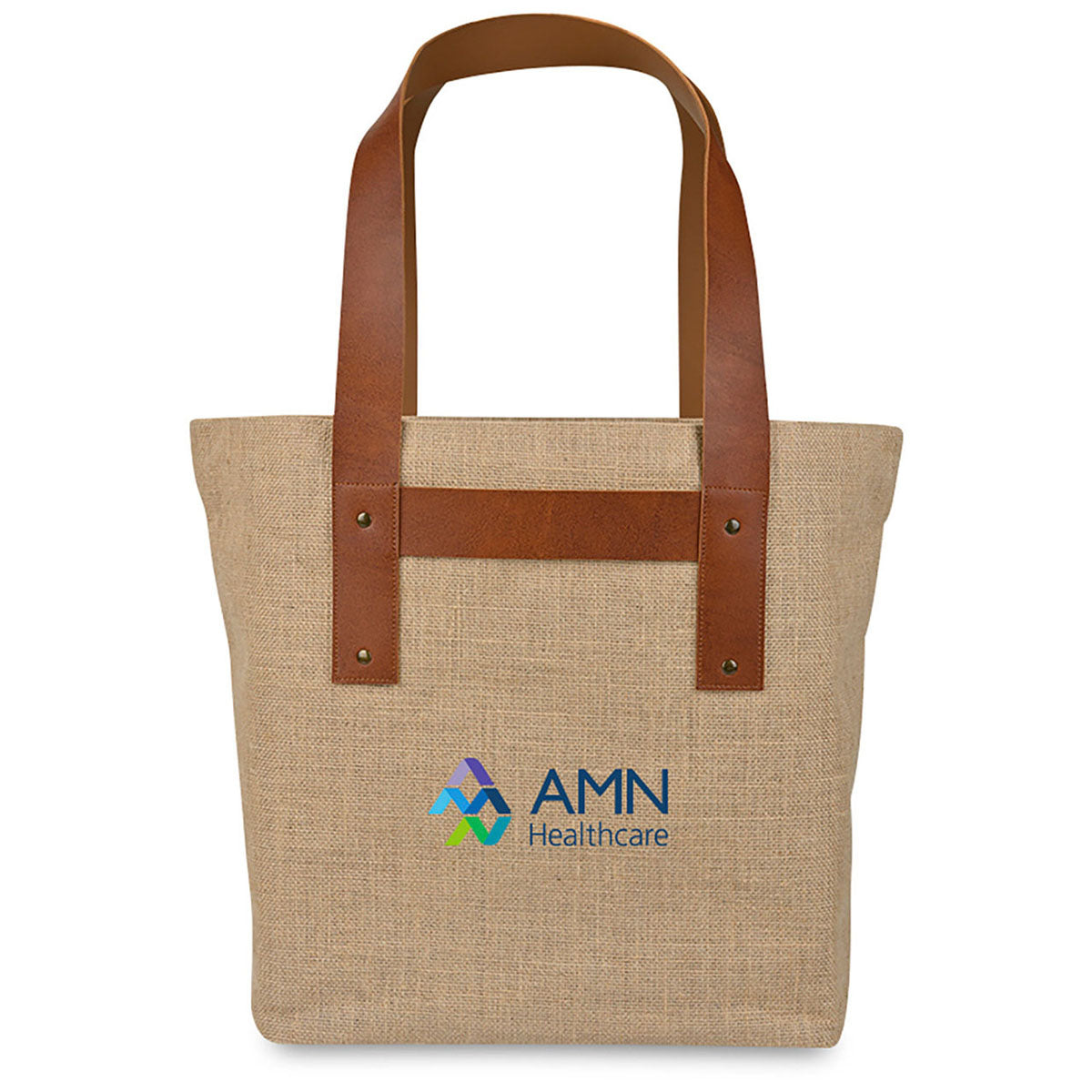 Out of The Woods Natural Jute T-Strap Tote