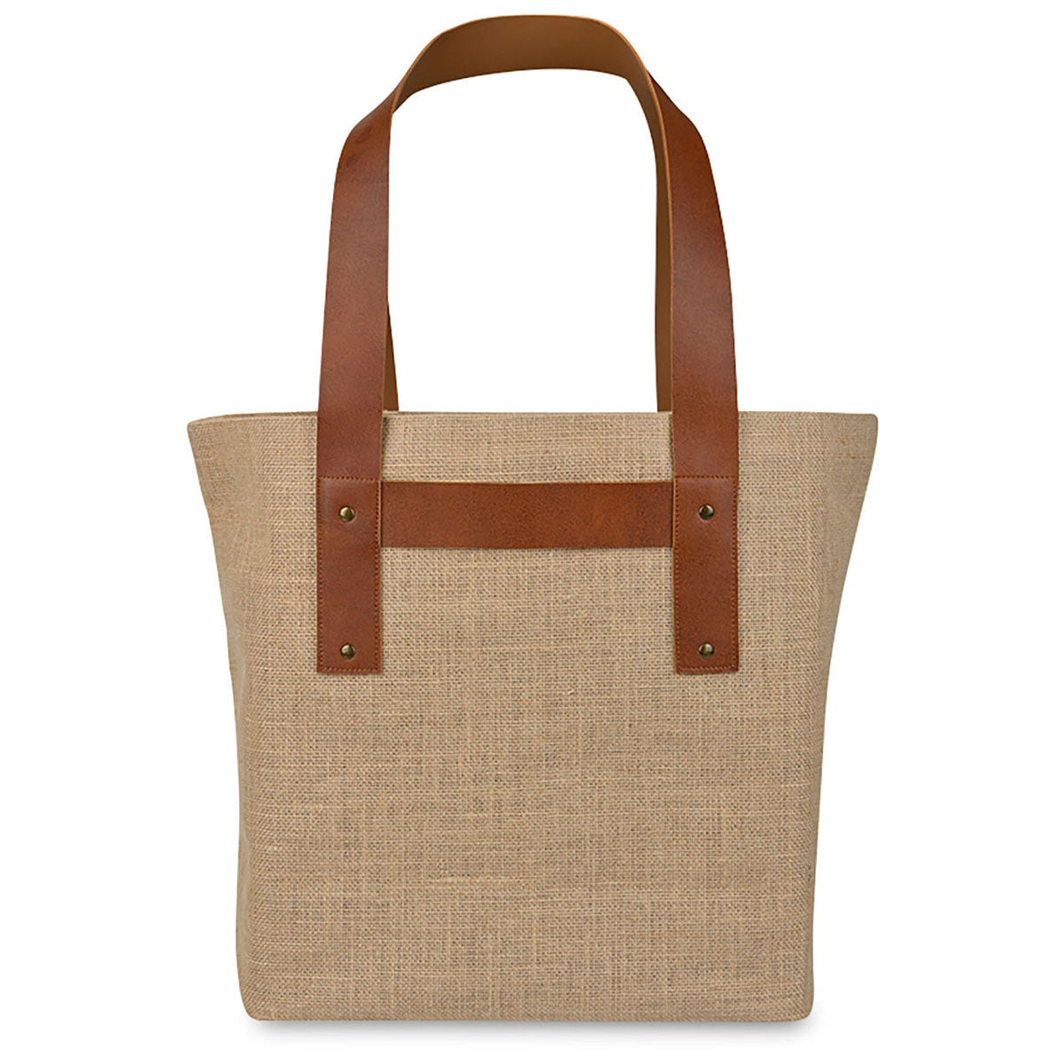 Out of The Woods Natural Jute T-Strap Tote