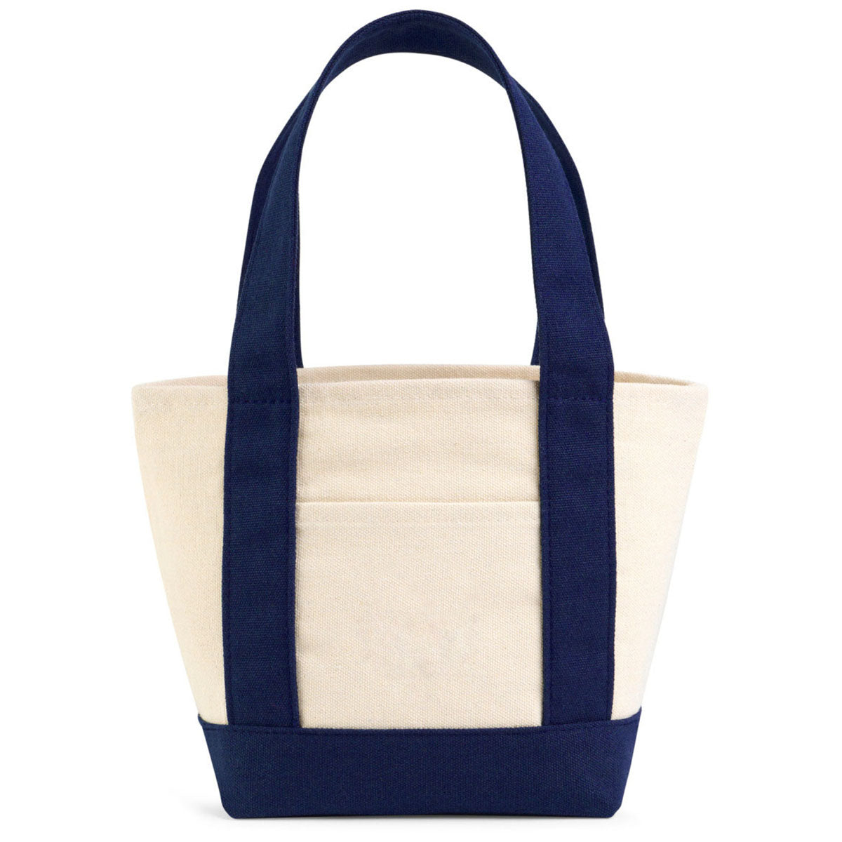Gemline True Navy Petite Canvas Tote