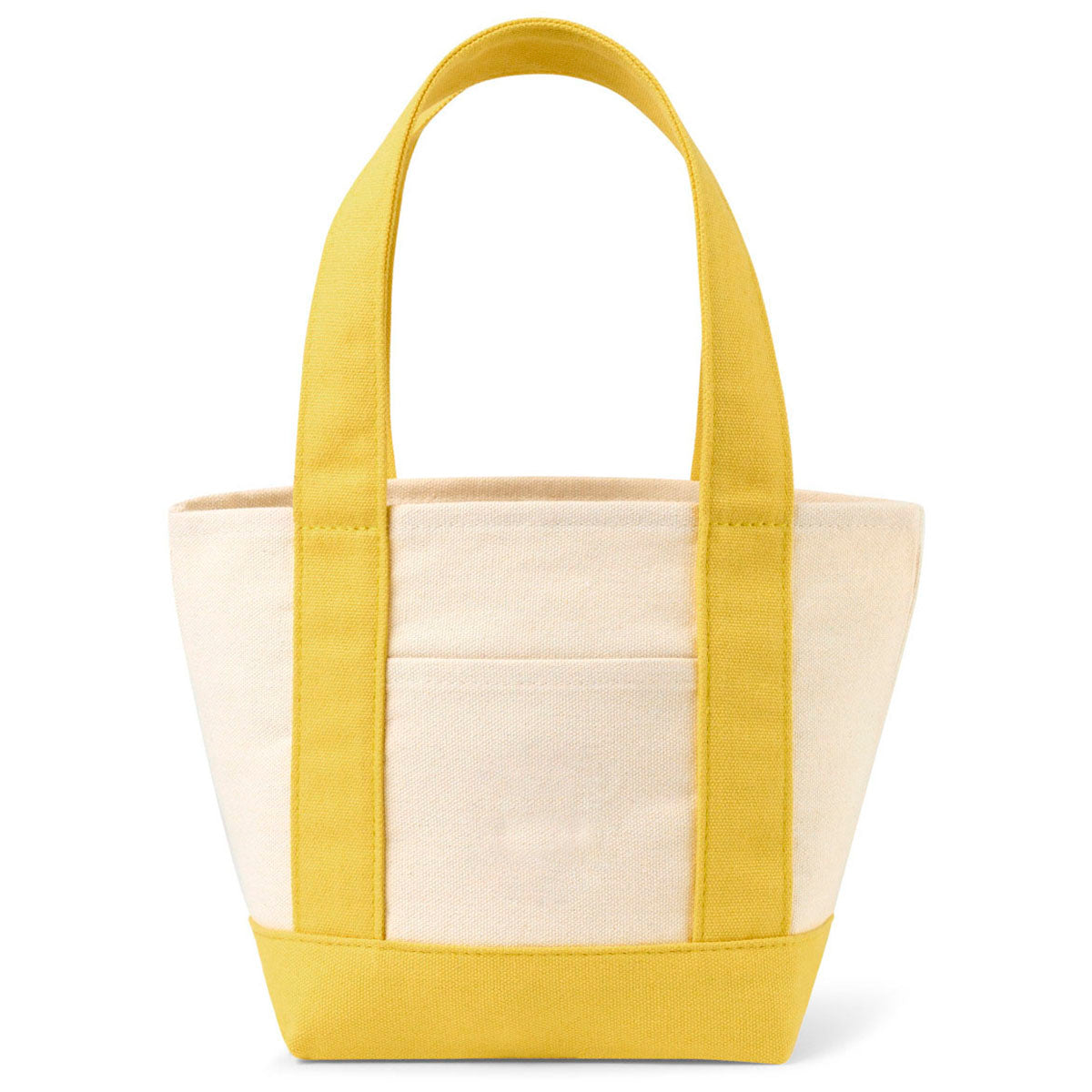 Gemline Yellow Petite Canvas Tote
