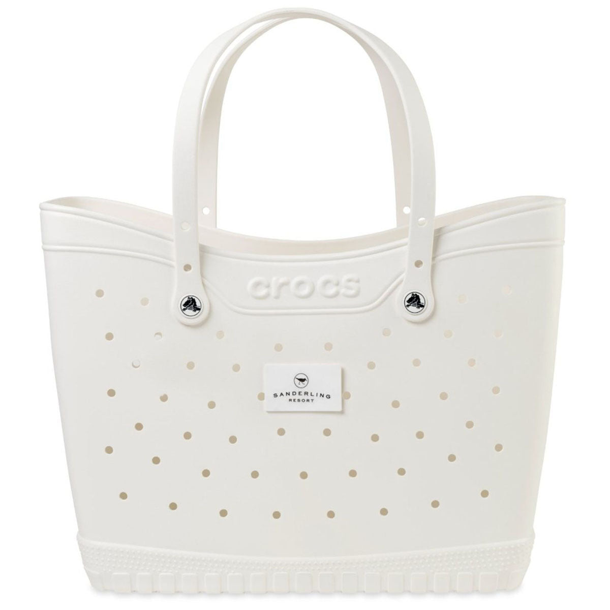 Crocs White Classic Large Tote