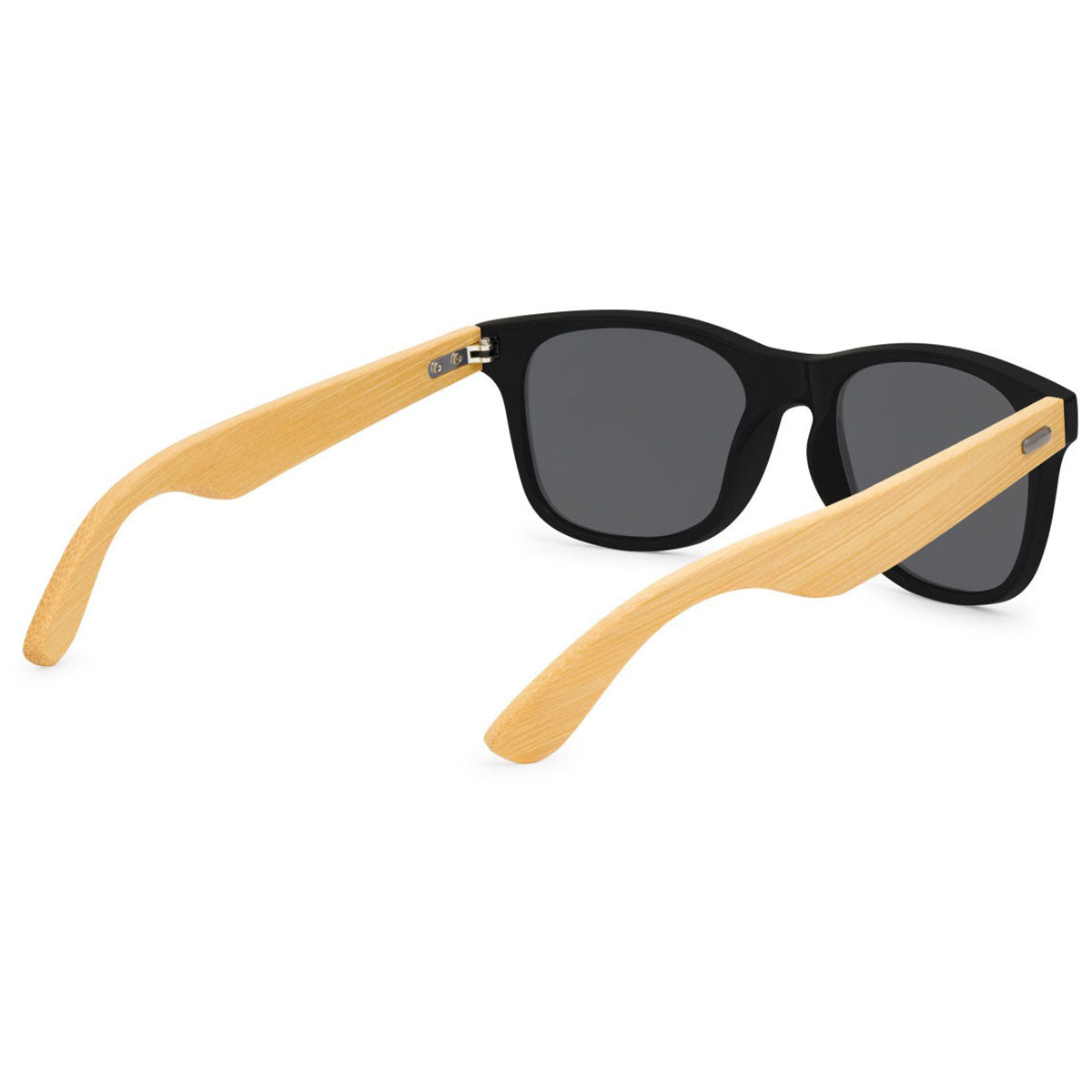 Gemline Black CapeShades Recycled Bamboo Sunglasses Black Frame