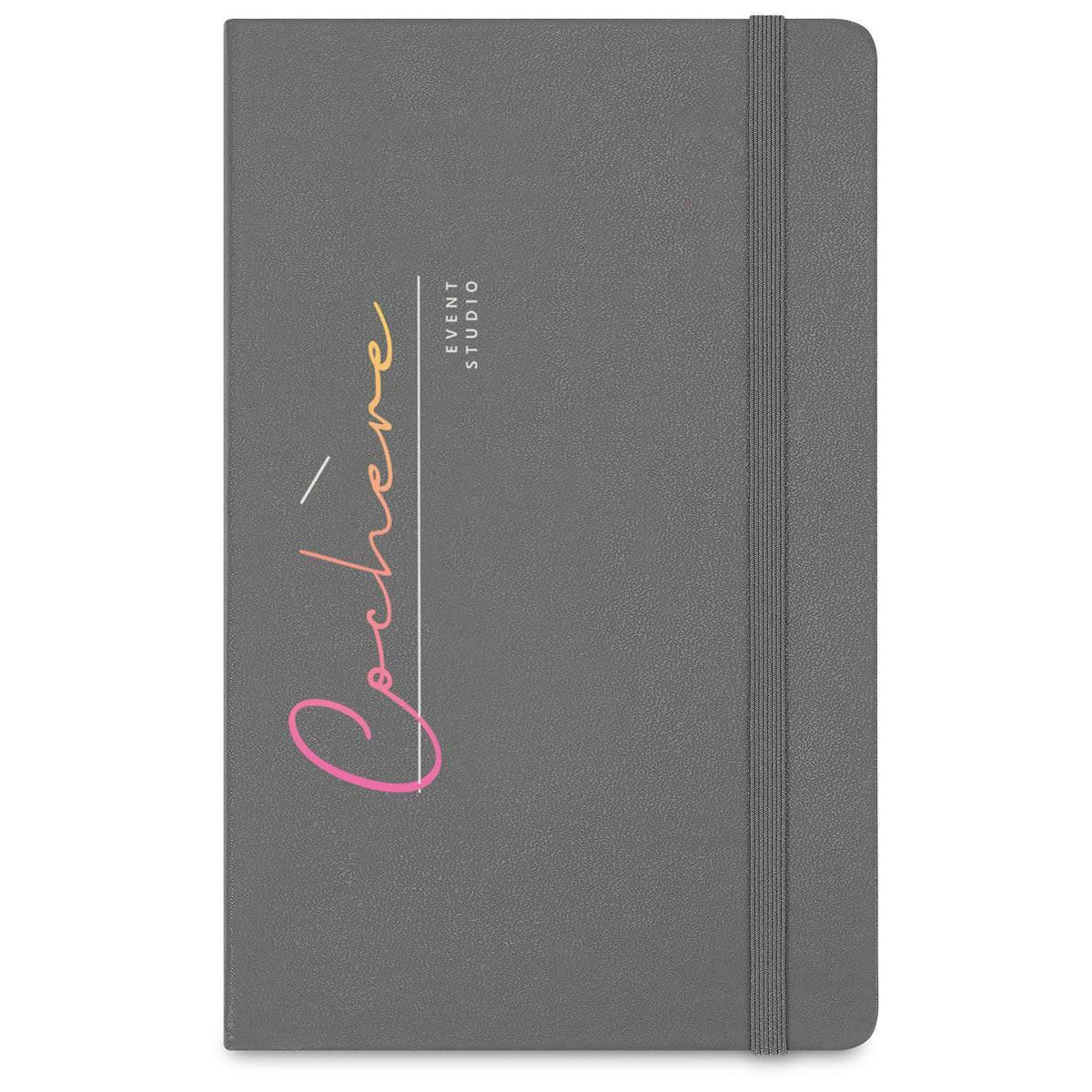 Moleskine Slate Grey/Black Large Notebook and Mini Notebook Charm Gift Set