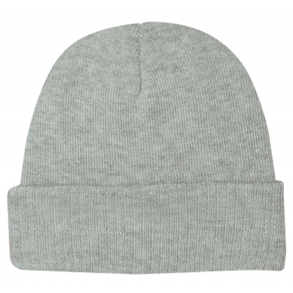 Hit Gray Knit Beanie with Cuff