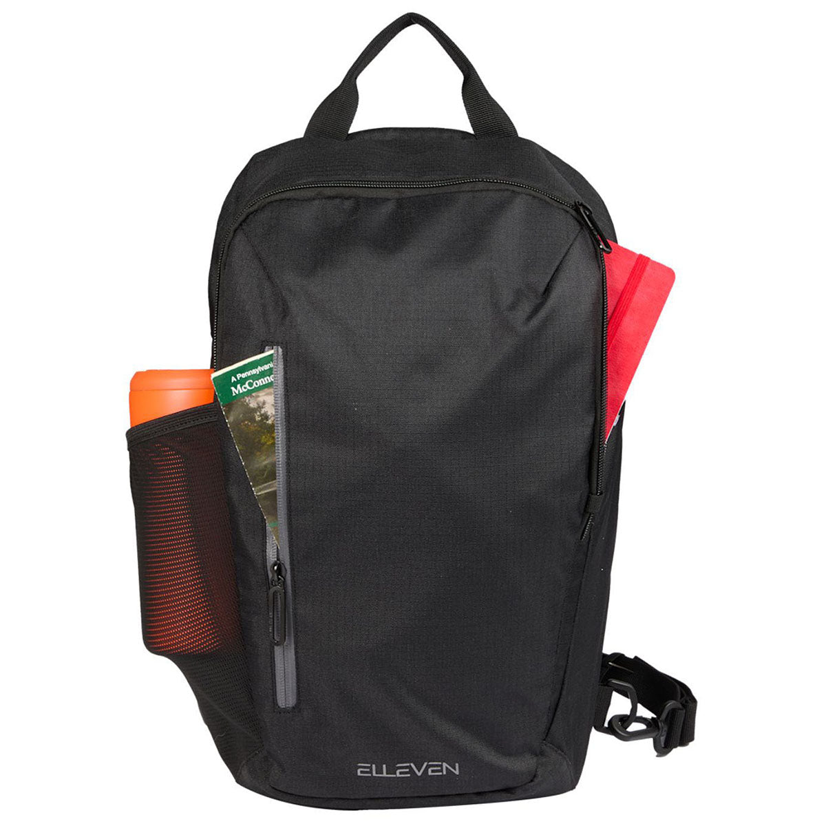 Elleven Black Recycled Sling Pack