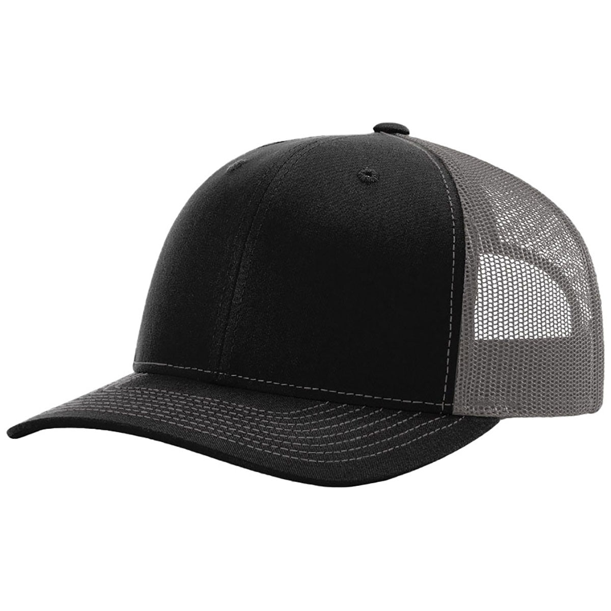 Richardson Black/Charcoal Trucker Cap