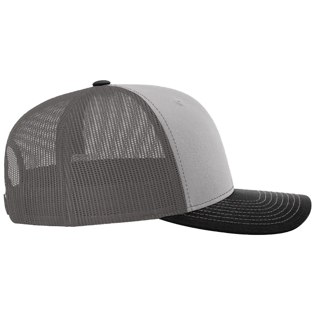 Richardson Grey/Charcoal/Black Trucker Cap
