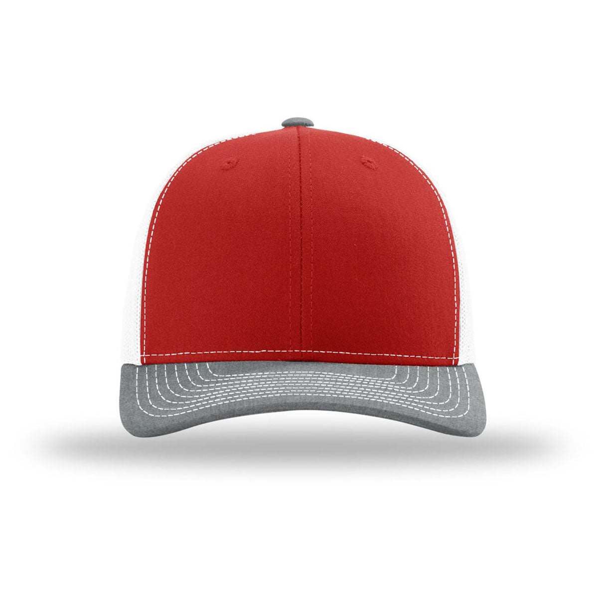 Richardson Red/White/Heather Grey Trucker Cap