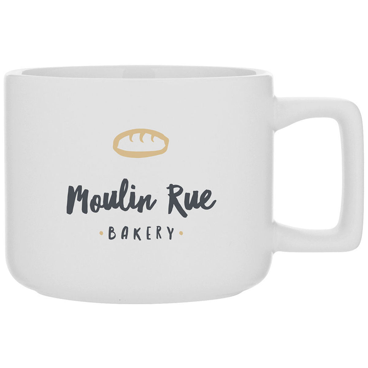 ETS Express Matte White Helio 12oz Ceramic Mug