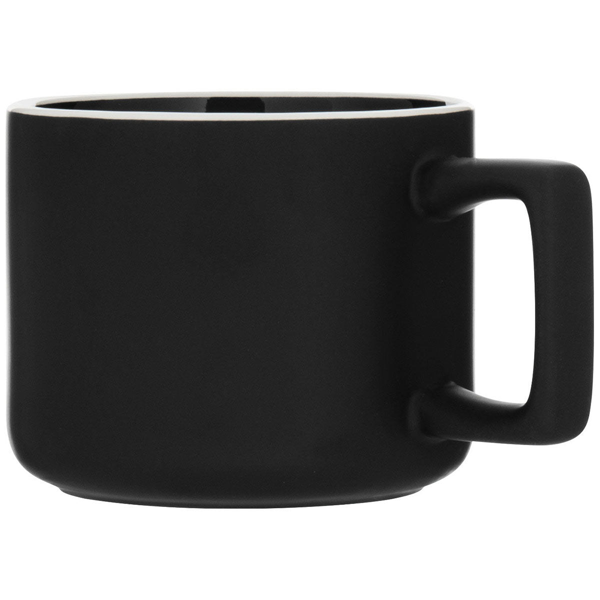 ETS Express Matte Black Helio 12oz Ceramic Mug