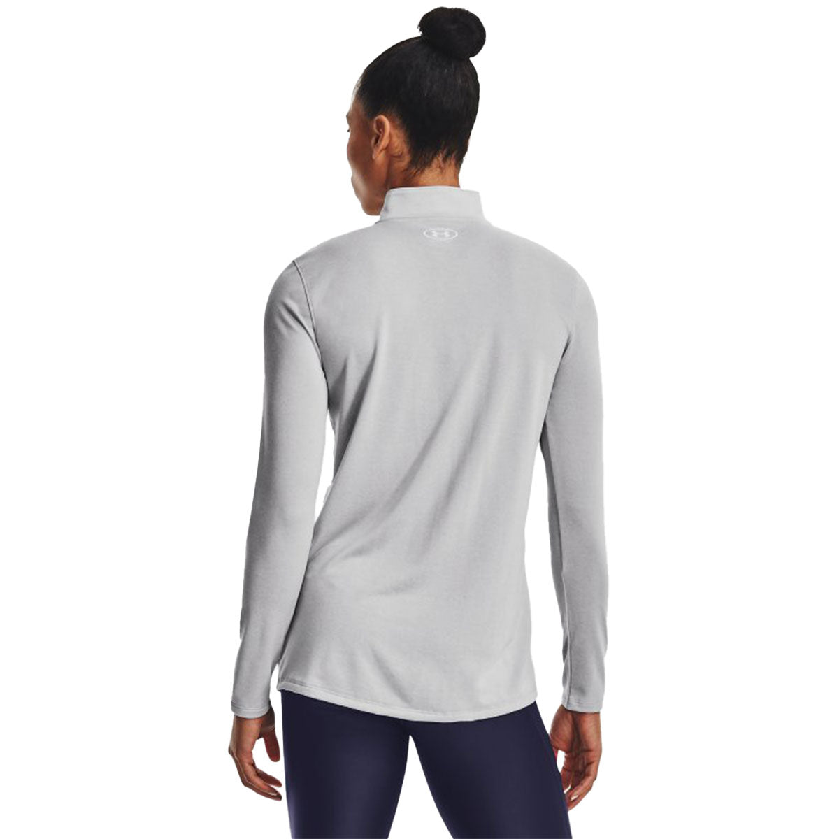 Under Armour Women's Mod Grey Light Heather Team Tech 1/4 Zip