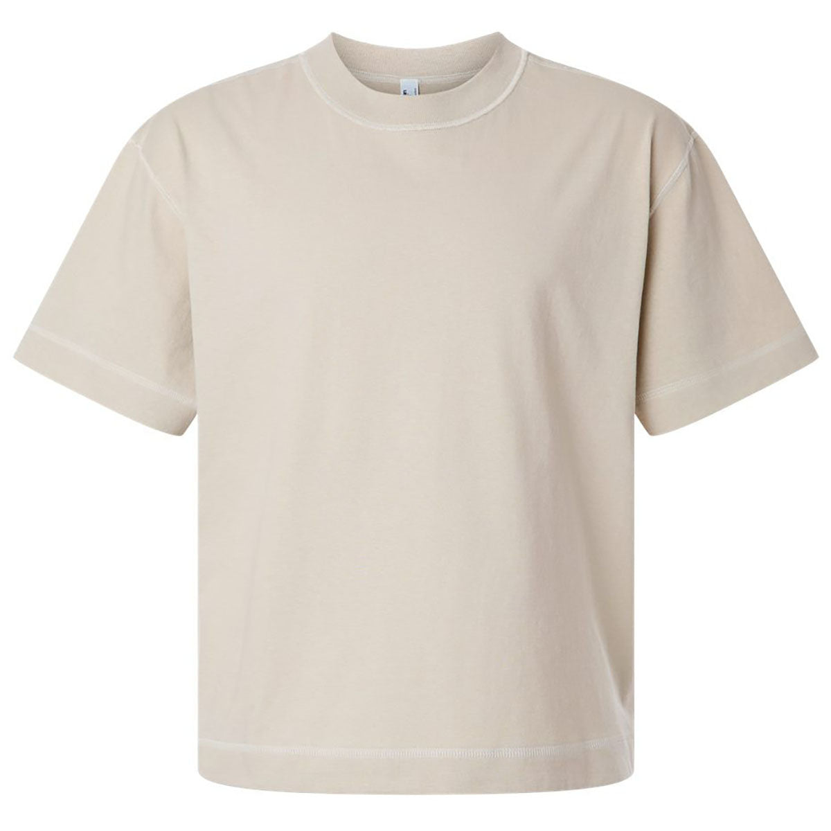 American Apparel Unisex Bone Heavyweight Cotton Mid-Length Tee