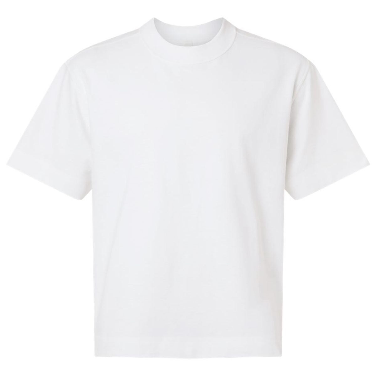 American Apparel Unisex White Heavyweight Cotton Mid-Length Tee