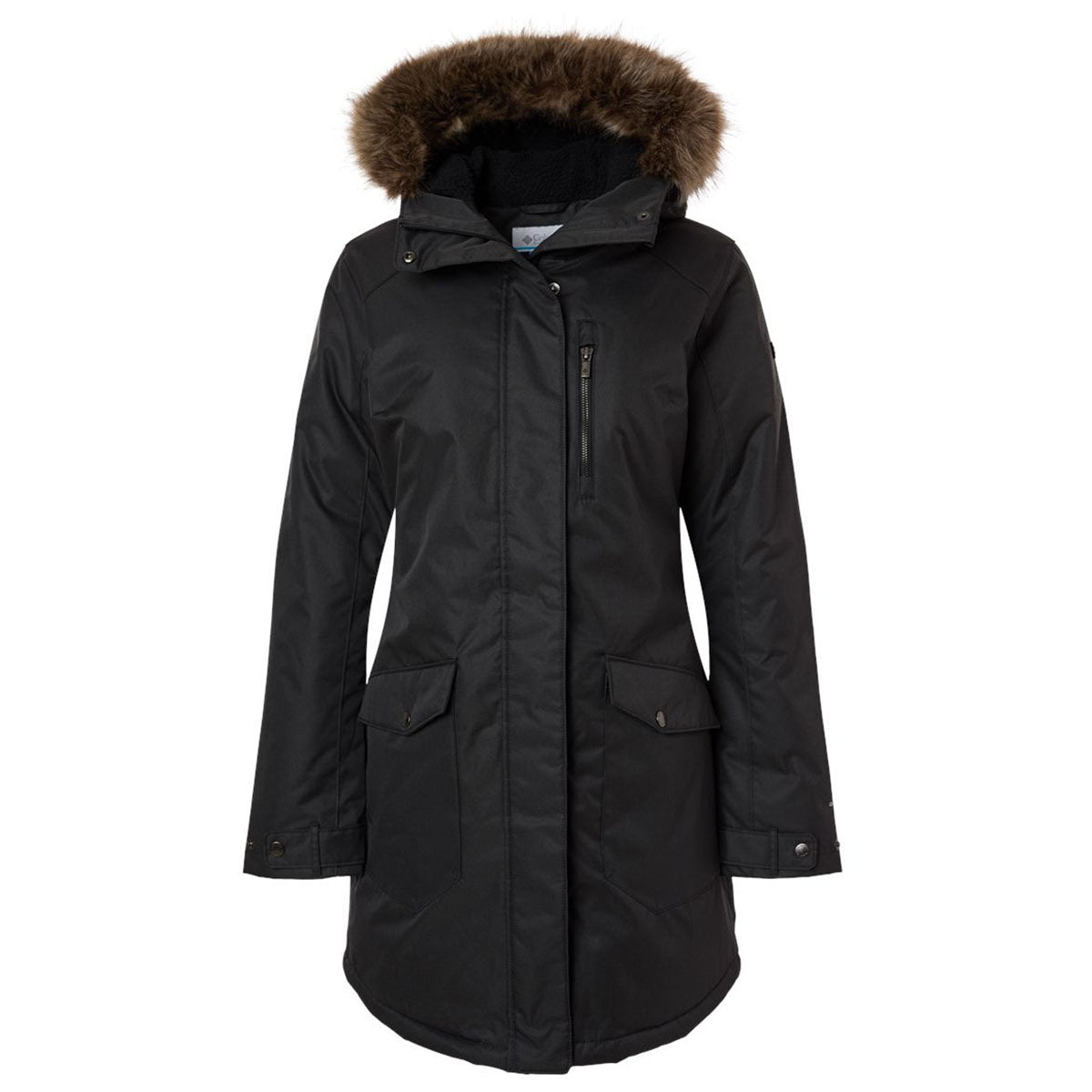Columbia Women's Black Suttle Mountain Long Insulated Jacket