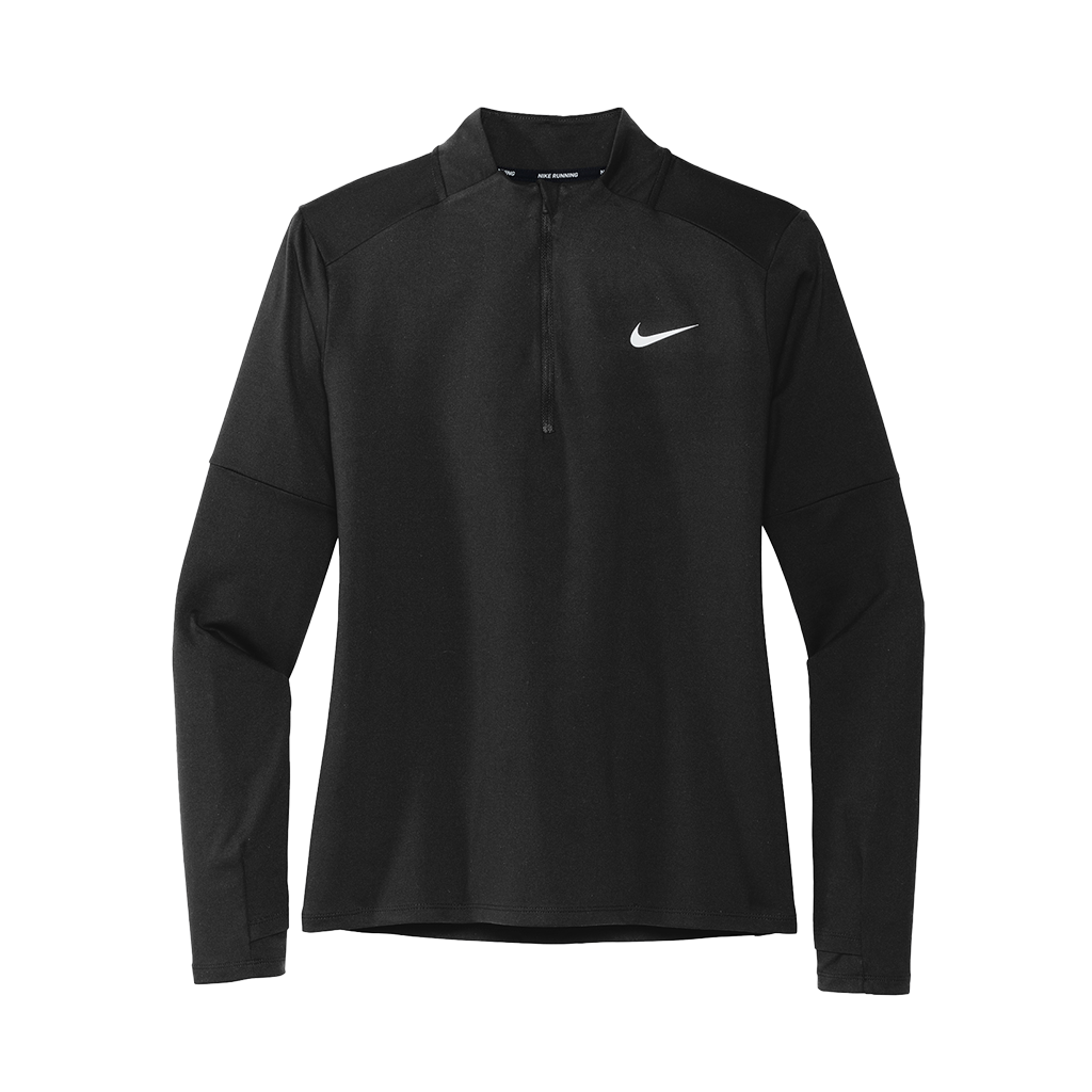 Nike Women's Black Dri-FIT Element 1/2 Zip Top