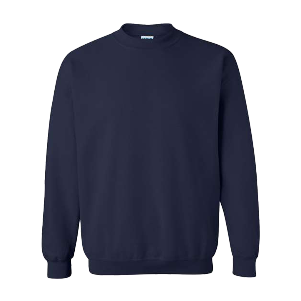 Gildan Unisex Navy Heavy Blend Crewneck Sweatshirt