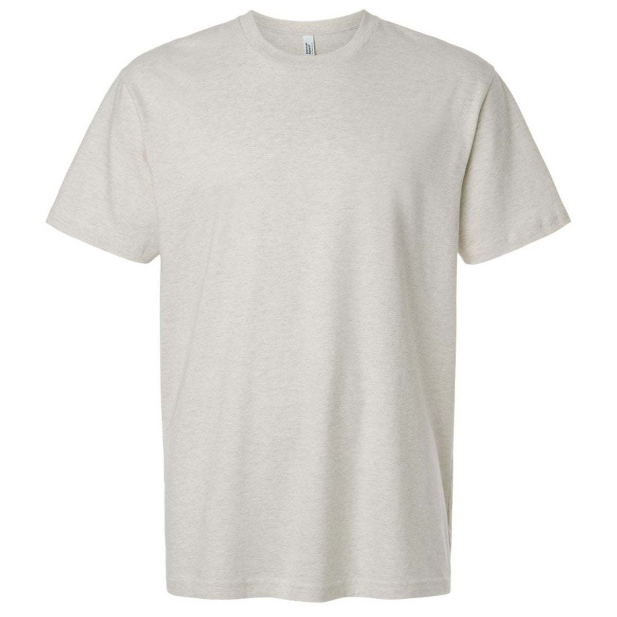 American Apparel Unisex Heather Oatmeal Fine Jersey Short-Sleeve T-Shirt