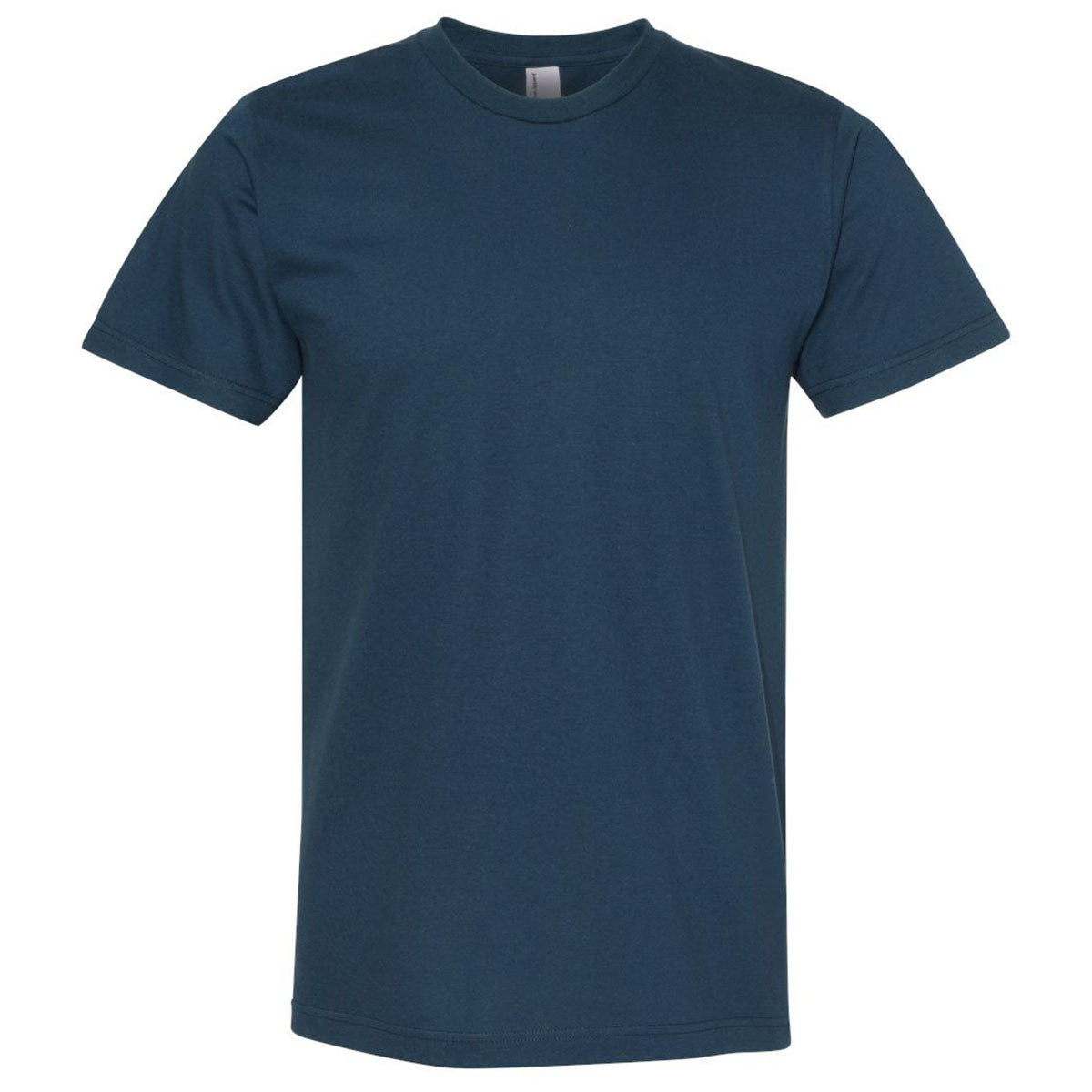 American Apparel Unisex Sea Blue Fine Jersey Short-Sleeve T-Shirt