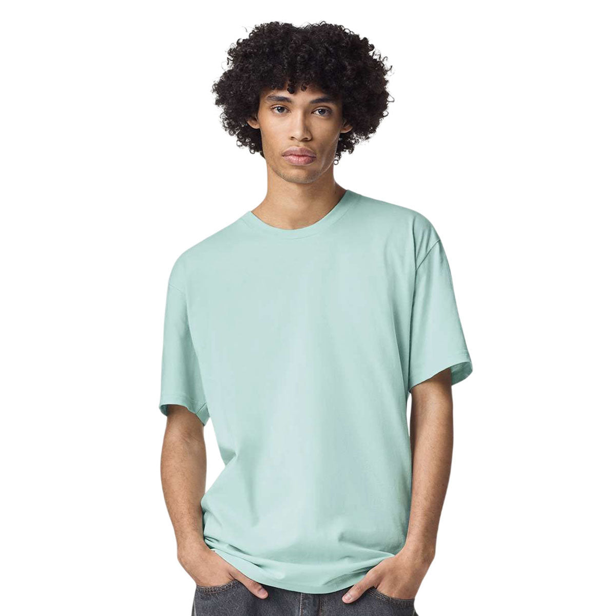 American Apparel Unisex Sea Spray Fine Jersey Short-Sleeve T-Shirt