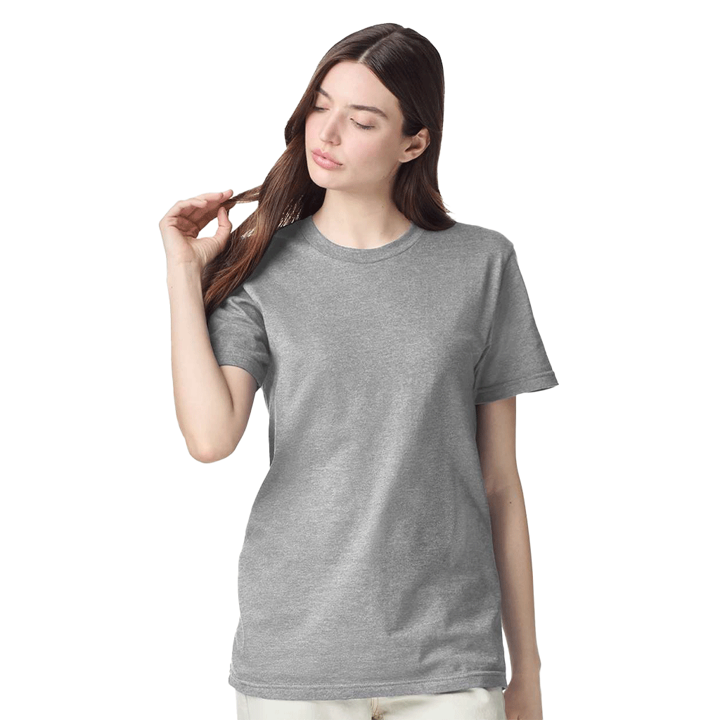 American Apparel Unisex Heather Grey CVC Tee