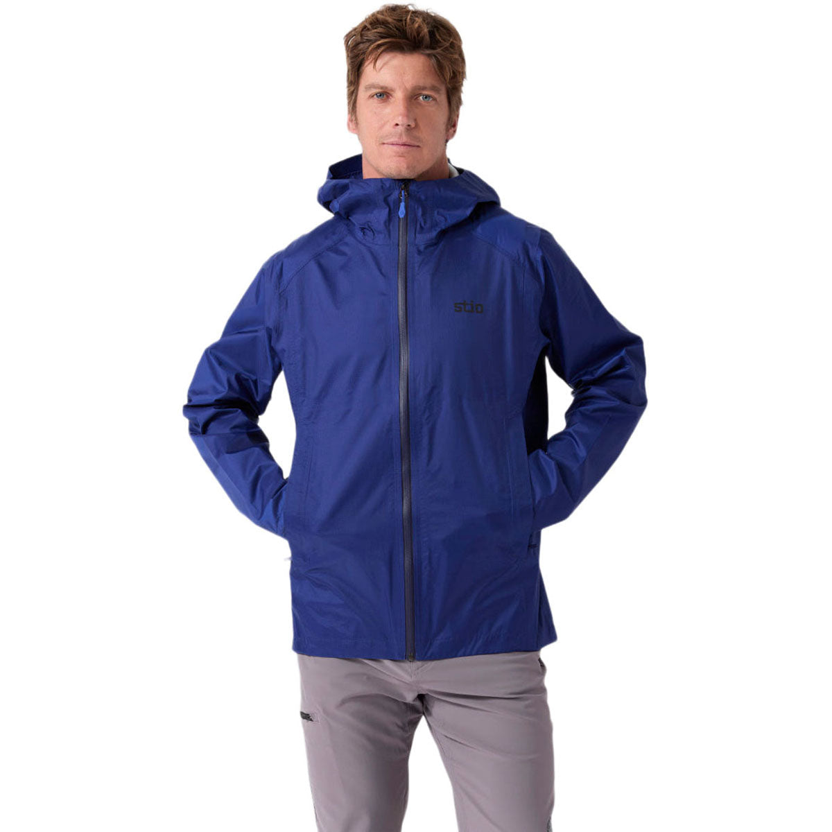 Stio Men's Cobalt Night Rollick Hooded Jacket