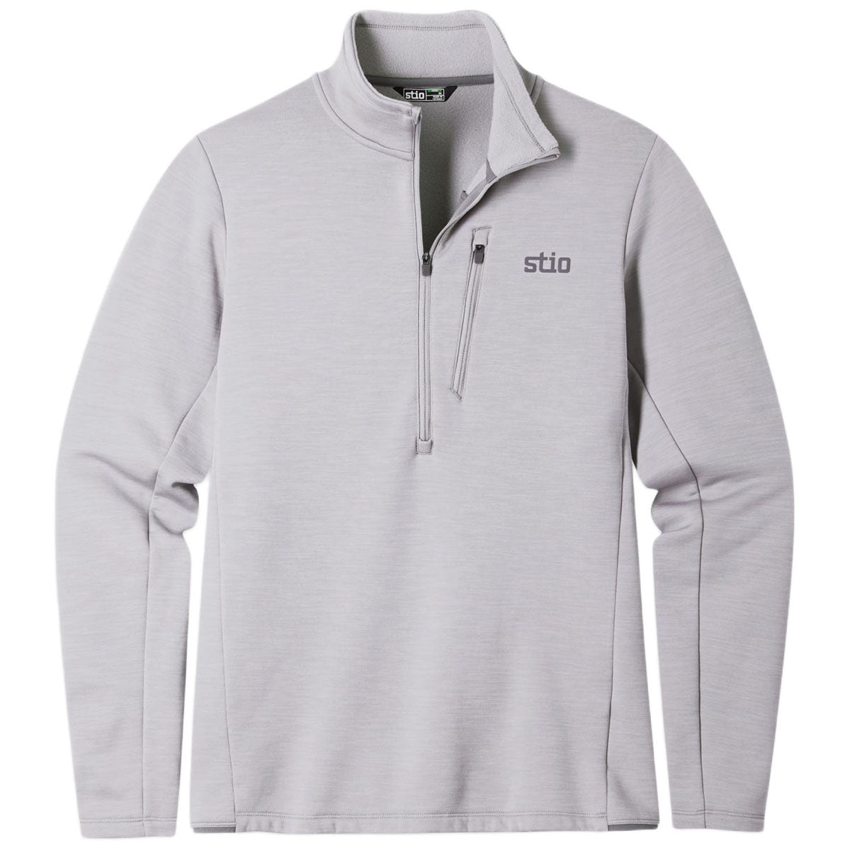 Stio Men's Alloy Heather Glide Power Stretch Half Zip