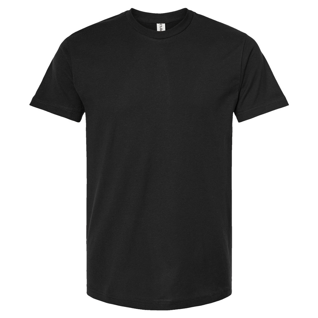 Tultex Unisex Black Fine Jersey T-Shirt