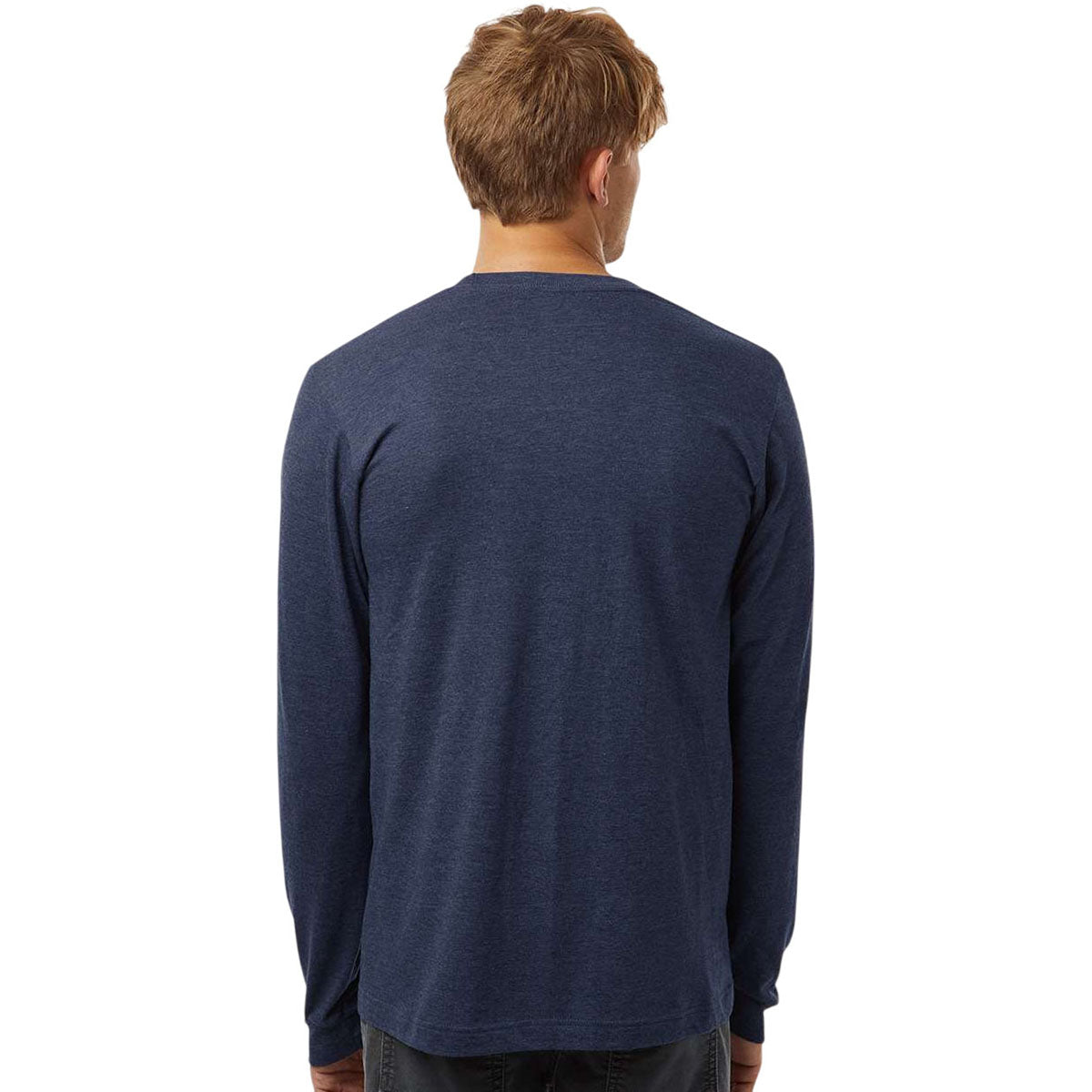 Tultex Unisex Heather Denim Fine Jersey Long Sleeve T-Shirt