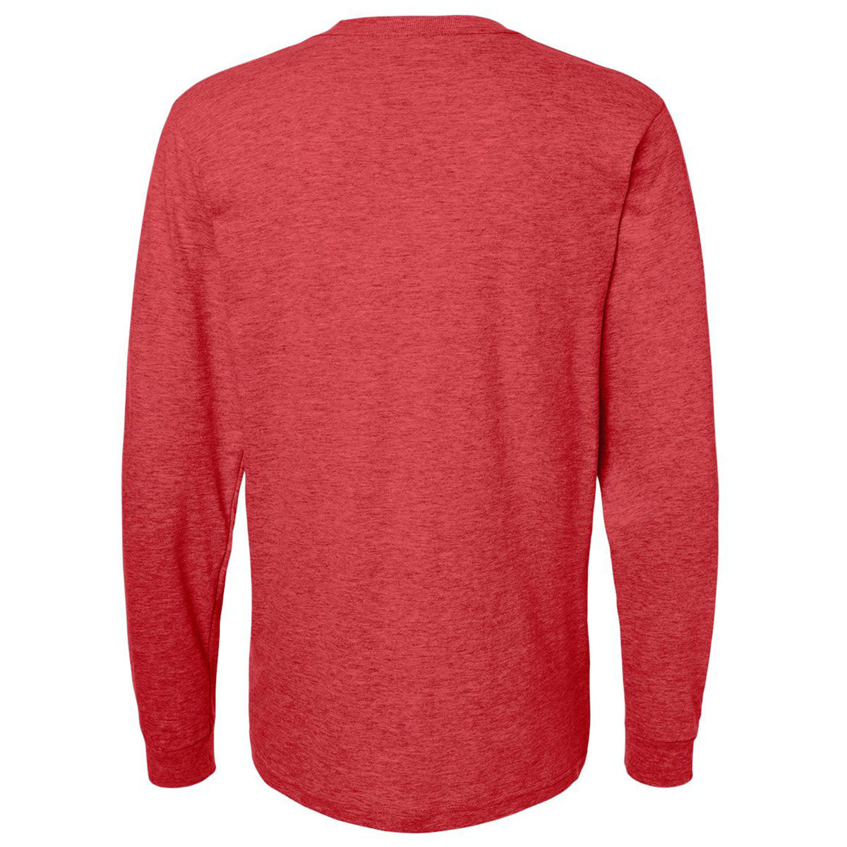 Tultex Unisex Heather Red Fine Jersey Long Sleeve T-Shirt