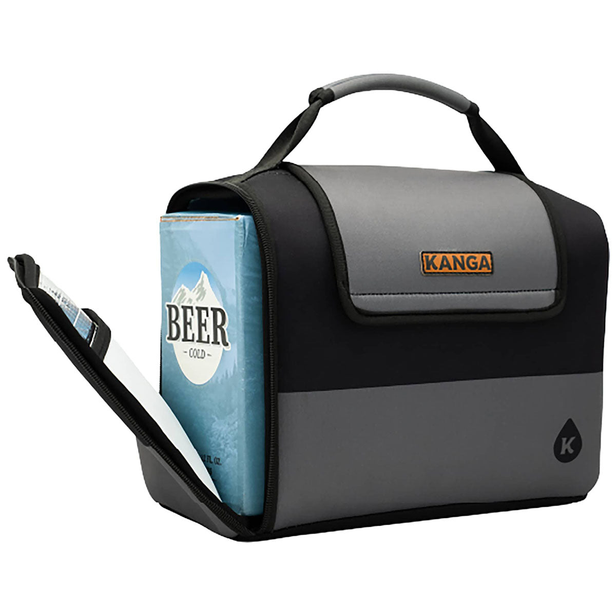 Kanga Black/Grey Kanga Black/Grey Kase Mate 12 Pack Cooler