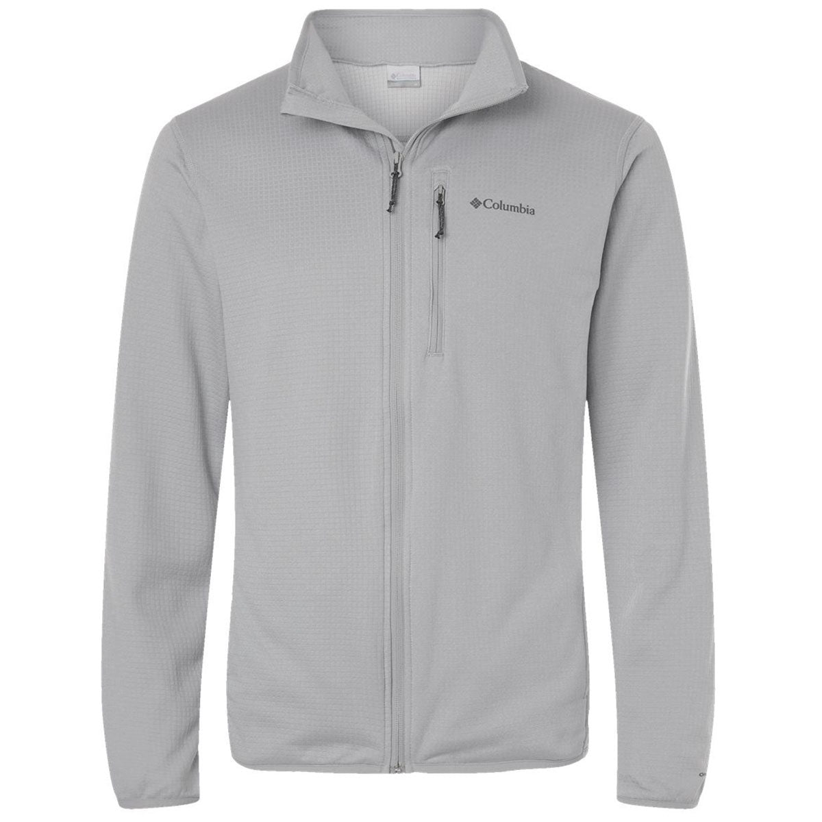 Columbia Men's Columbia Grey Essential Hike Grid Fleece Full-Zip