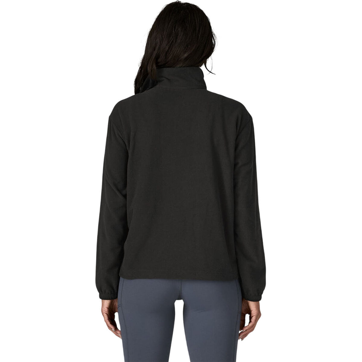 Patagonia Women's Black Micro D 1/2-Zip Fleece Pullover