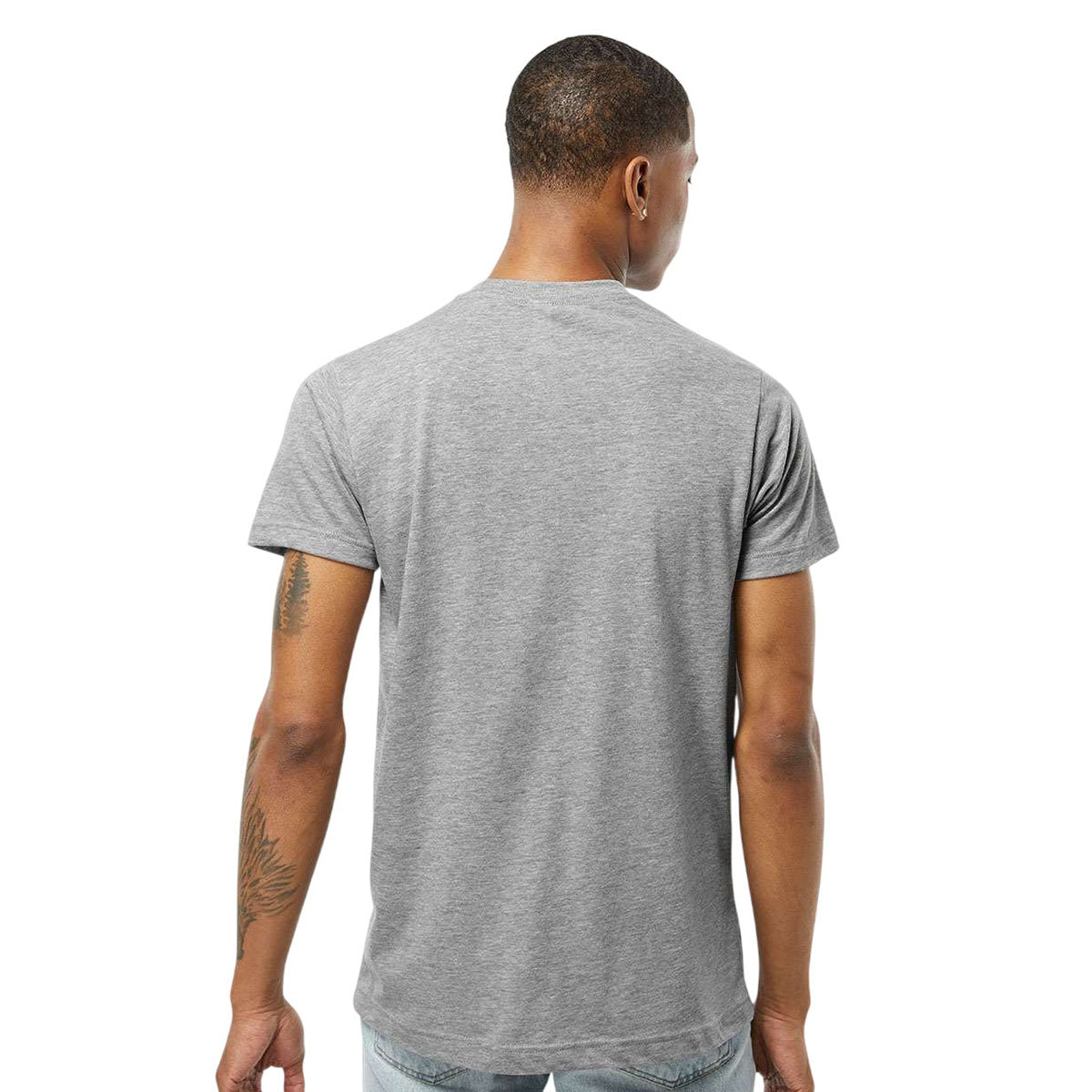 Tultex Unisex Heather Grey Poly-Rich T-Shirt