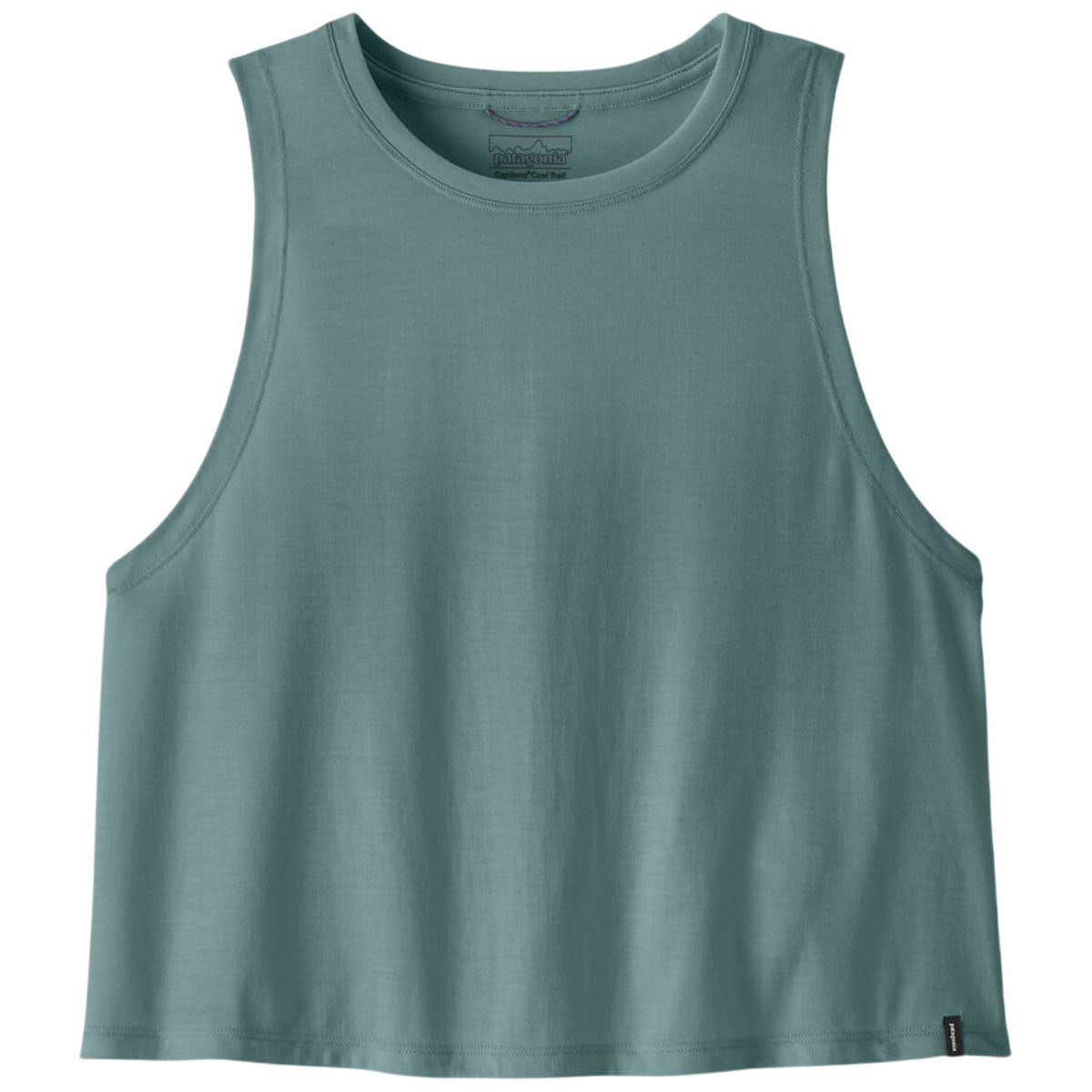 Patagonia Women's Blue Sage Capilene Cool Trail Cropped Tank Top