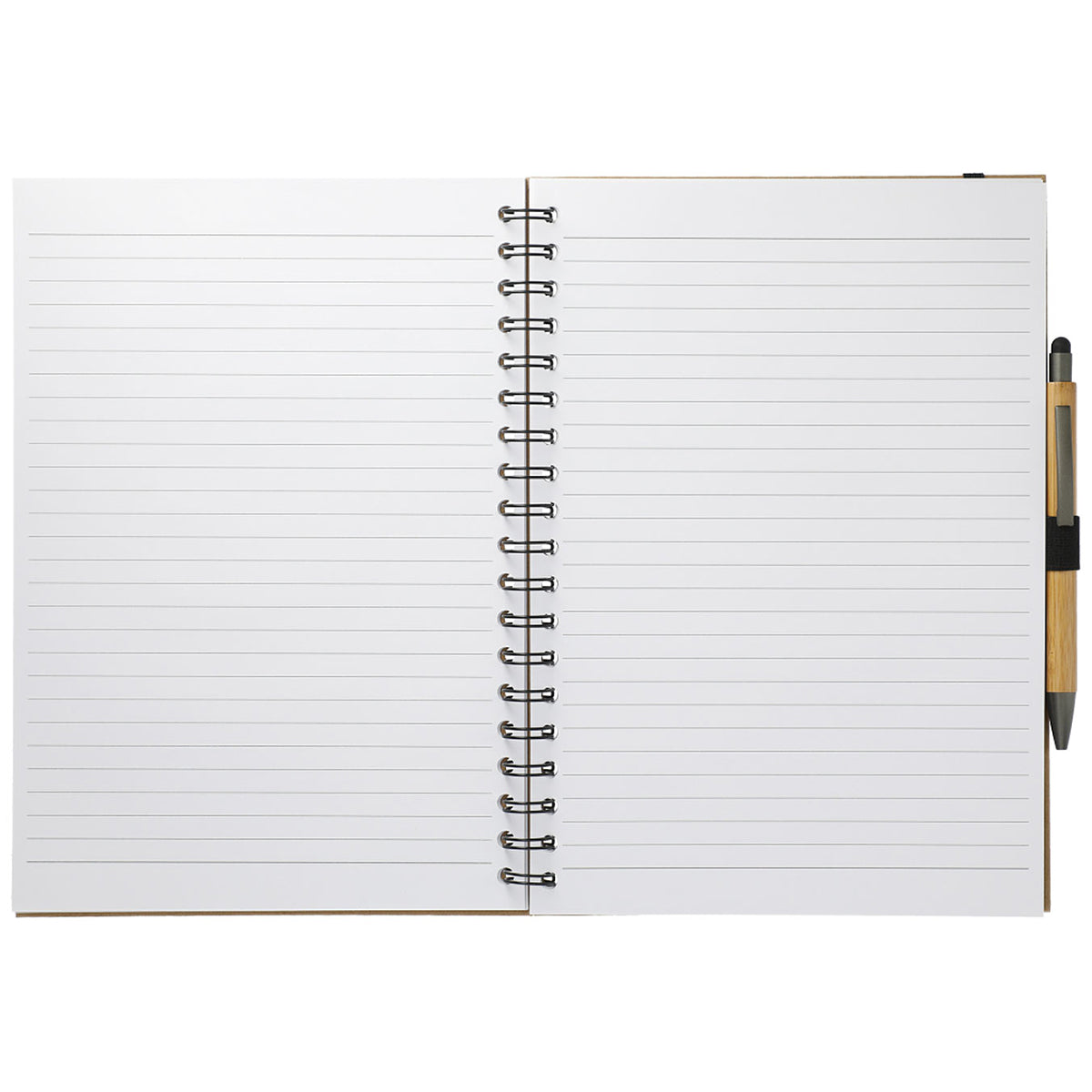 JournalBooks Natural 7" x 10" FSC Mix Large Spiral Journalbook