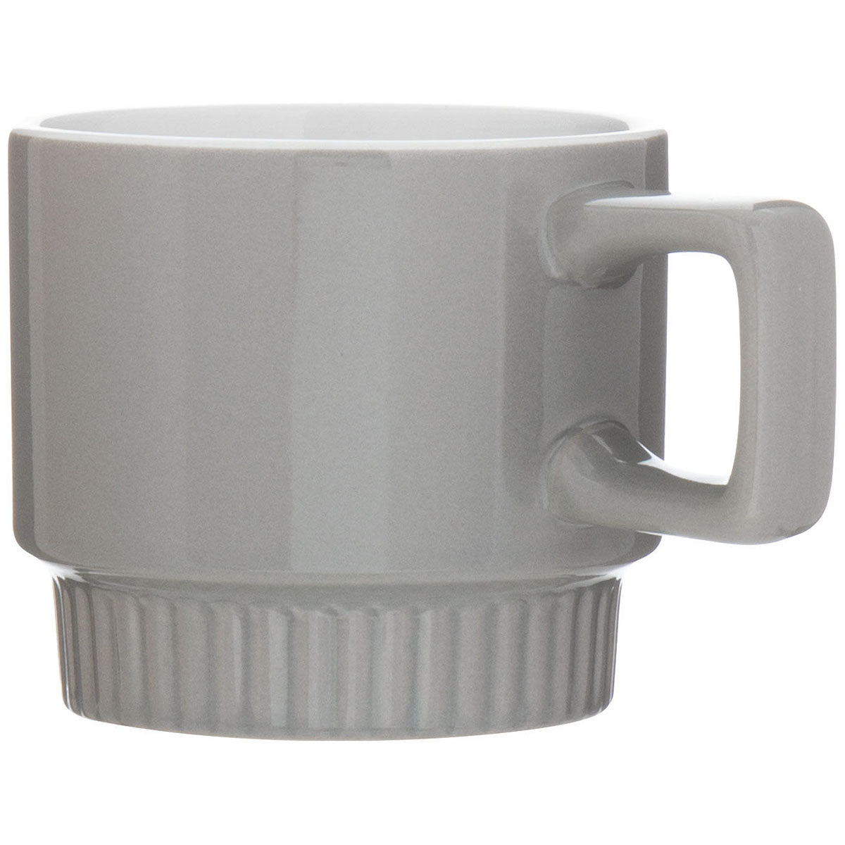 ETS Express Light Grey Loft 11oz Stackable Ceramic Mug