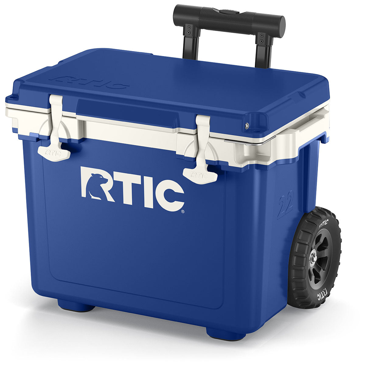RTIC Cobalt & White 22 QT Ultra-Light Wheeled Cooler