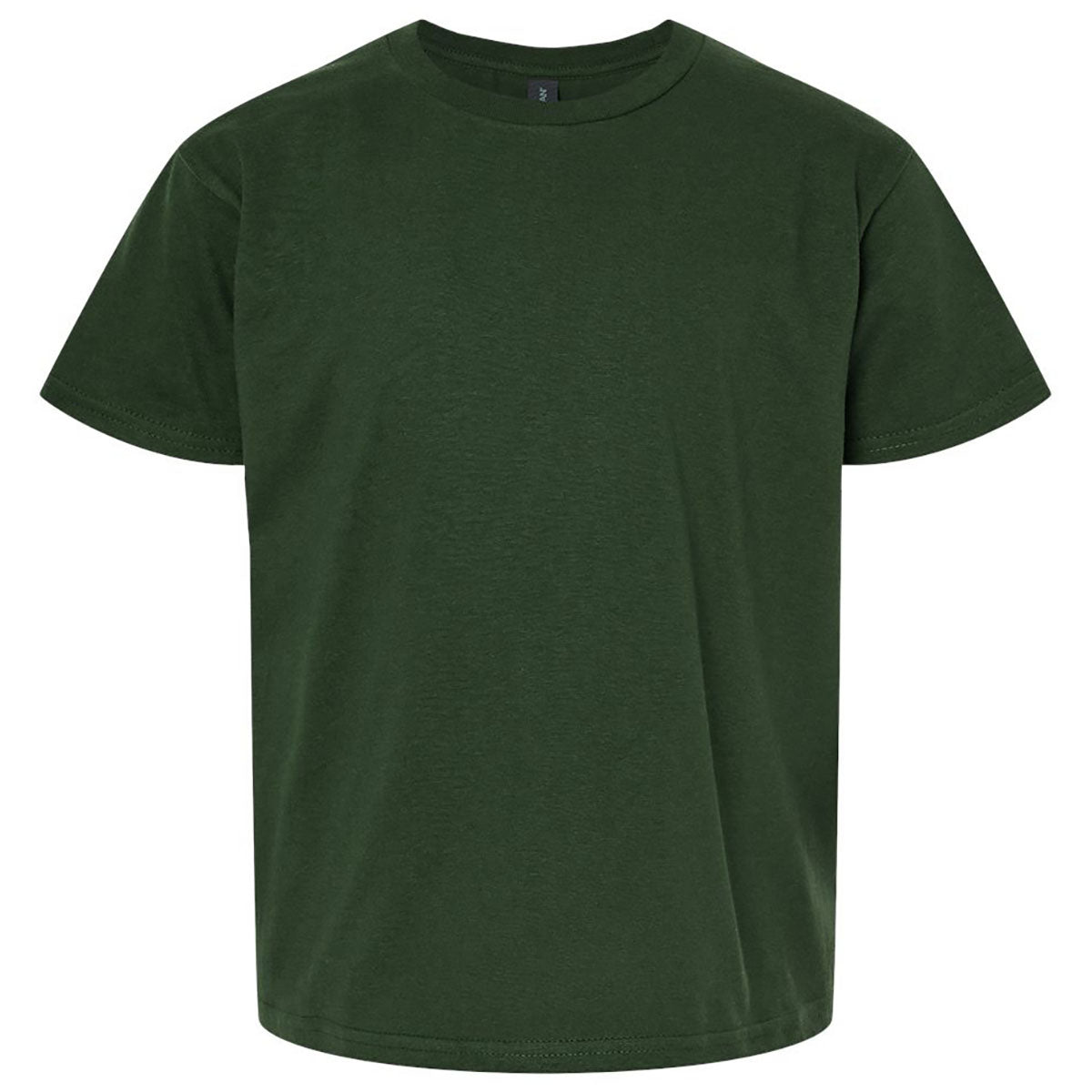 Gildan Youth Forest Green Light Cotton T-Shirt