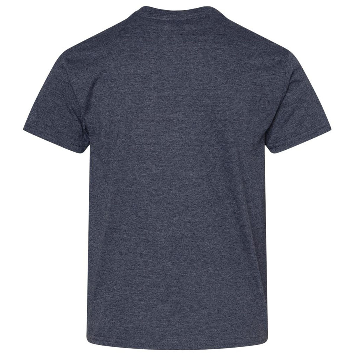 Gildan Youth Heather Navy Light Cotton T-Shirt