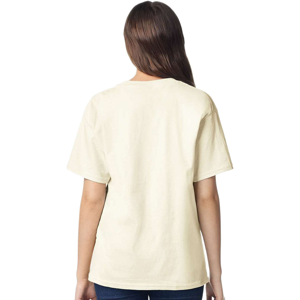 Gildan Youth Off White Light Cotton T-Shirt