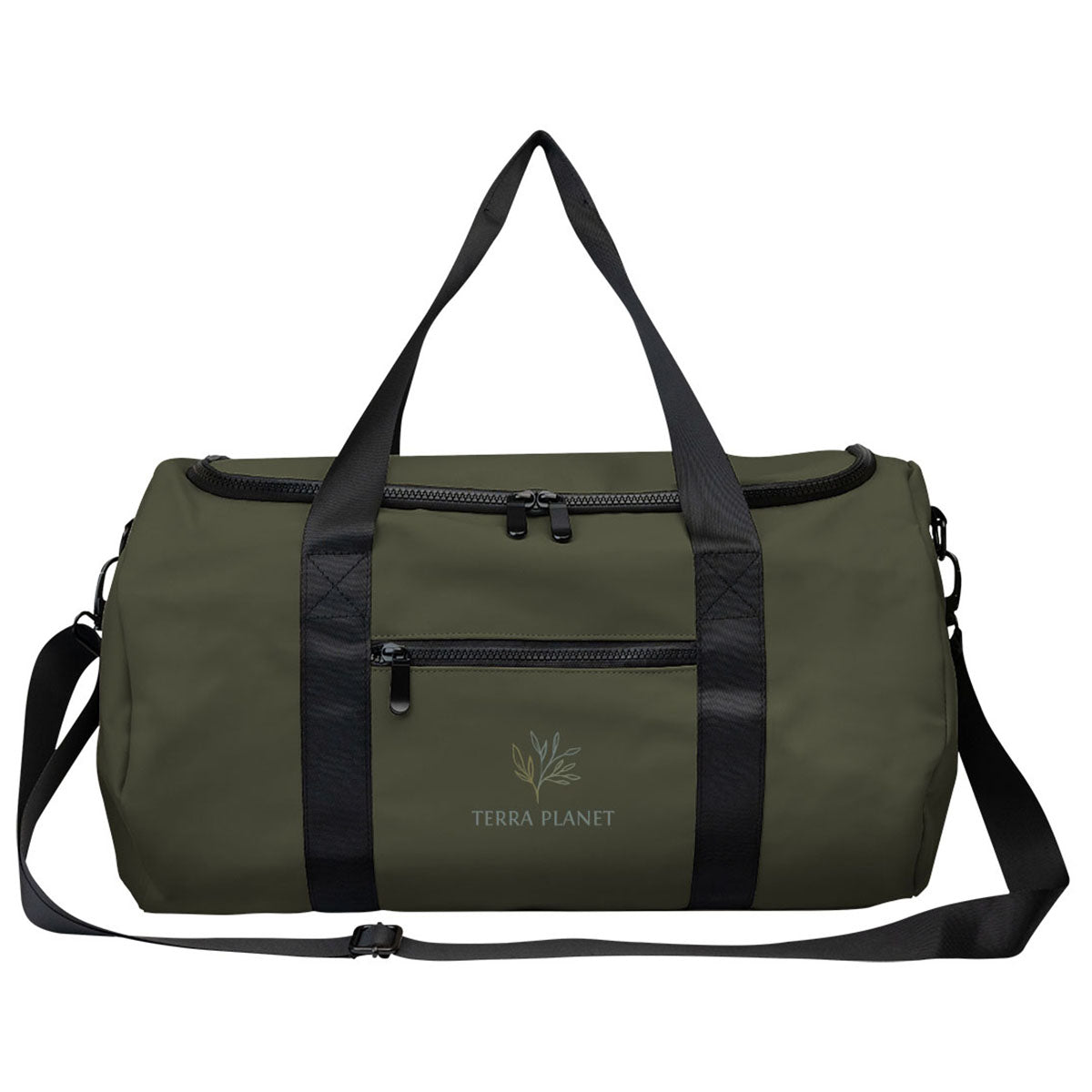 Hit Olive Hudson rPET Leatherette Duffel Bag