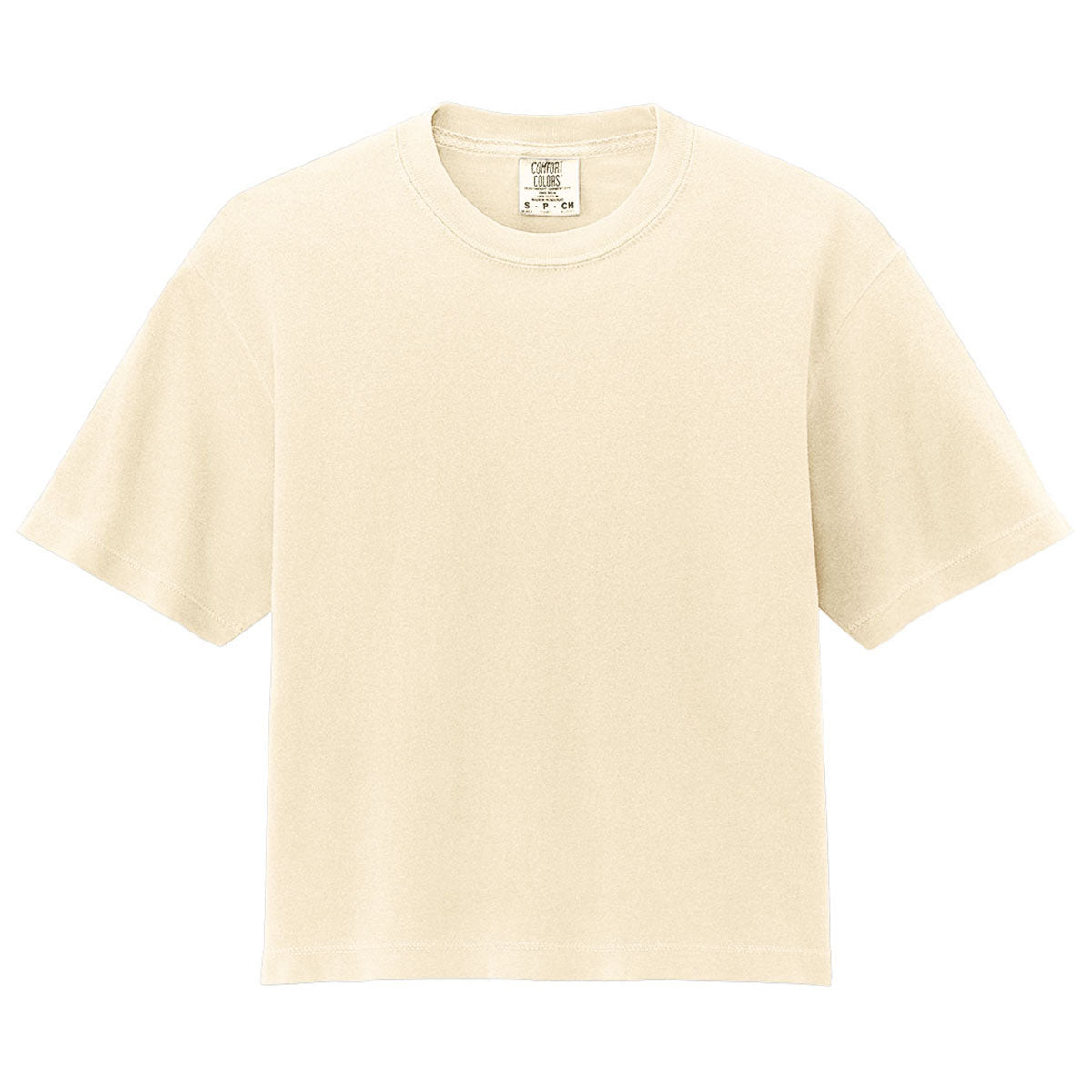 Comfort Colors Women's Ivory Heavyweight Boxy Tee