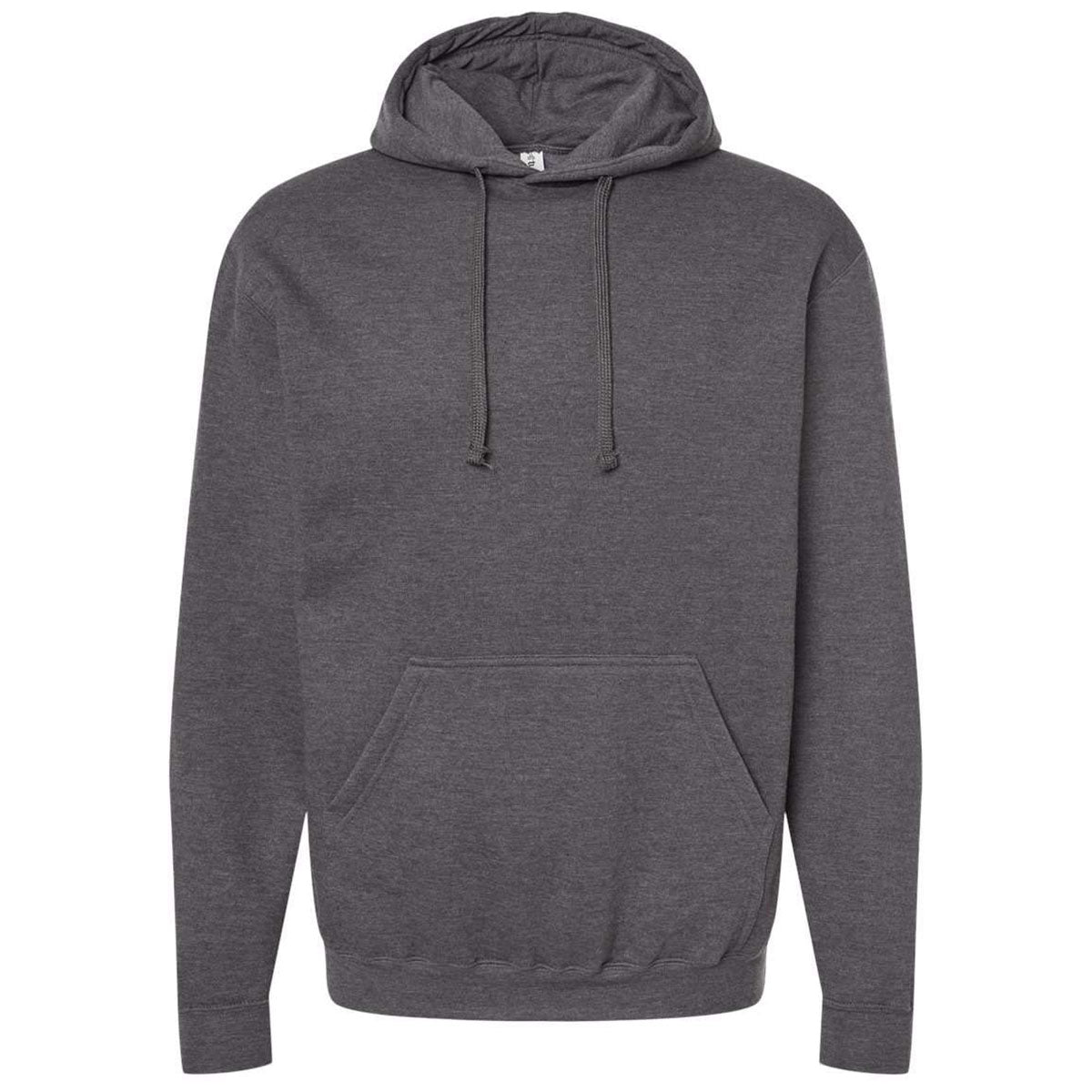 Tultex Unisex Heather Charcoal Fleece Hooded Sweatshirt