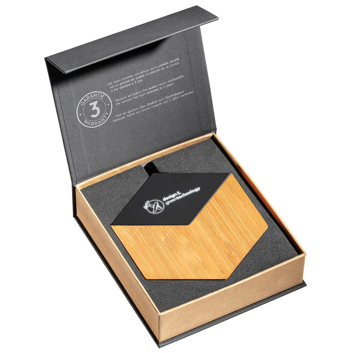 SCX Design Bamboo Bamboo 10W Hexa Wireless Charger