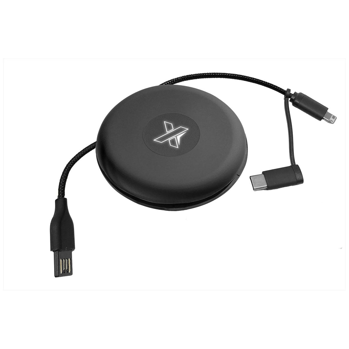 SCX Design Black 3-in-1 Travel Cable