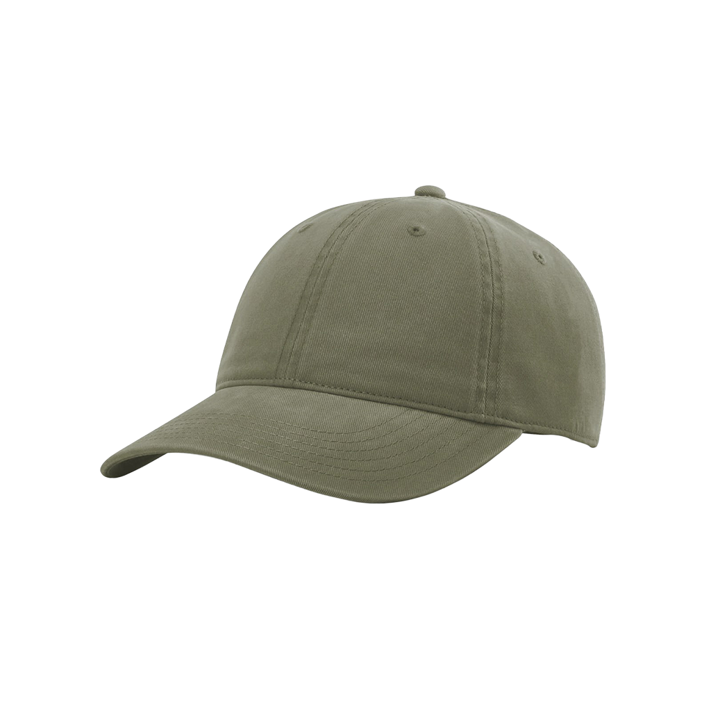 Richardson Solid Olive Peached Cotton Twill